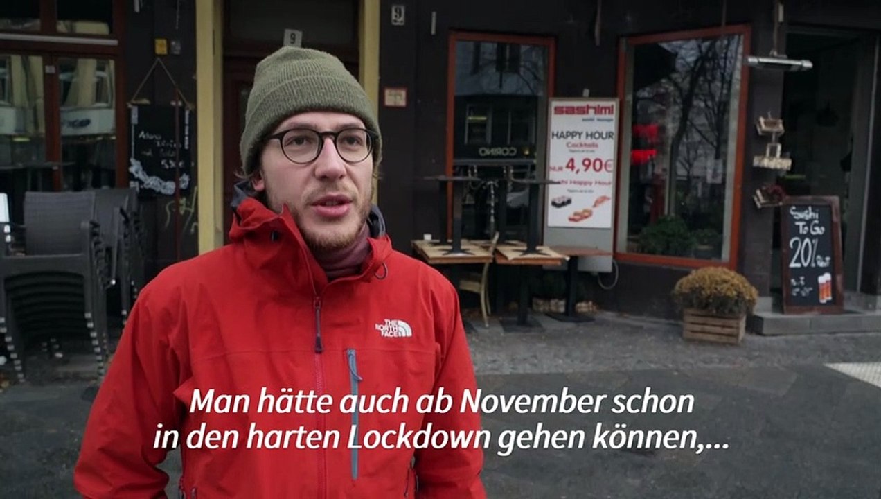 Das sagen Bürger zum harten Lockdown ab Mittwoch