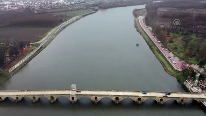 EDİRNE - Yaz ve sonbaharda alamadığı yağışları son bir haftada aldı