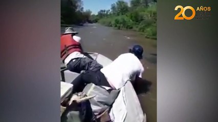 Un grupo de pescadores viralizó un video de una recorrida por el arroyo Irosó, en Goya, durante varios metros se observa un cardumen de bogas
