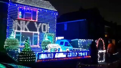 Doncaster Christmas lights display says thank you to NHS