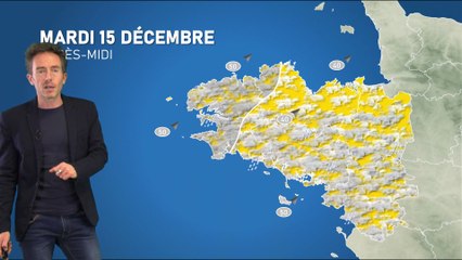 Bulletin météo pour le mardi 15 décembre 2020