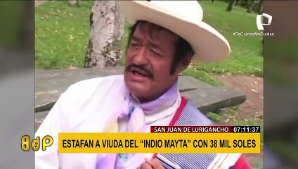 Estafan y roban a la esposa del recordado y fallecido "Indio Mayta"