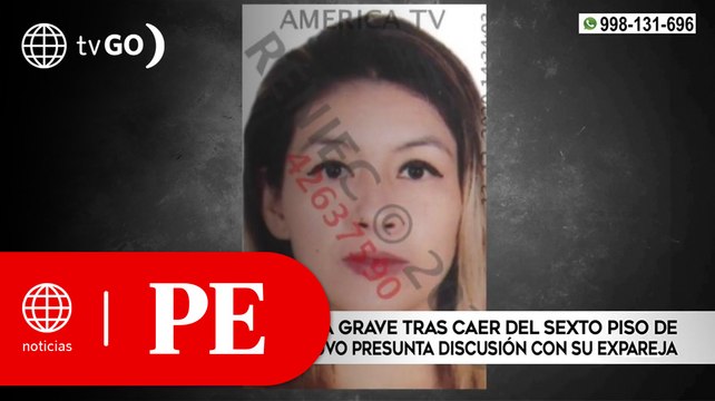 Joven madre queda grave tras caer del sexto piso tras presunta discusión | Primera Edición