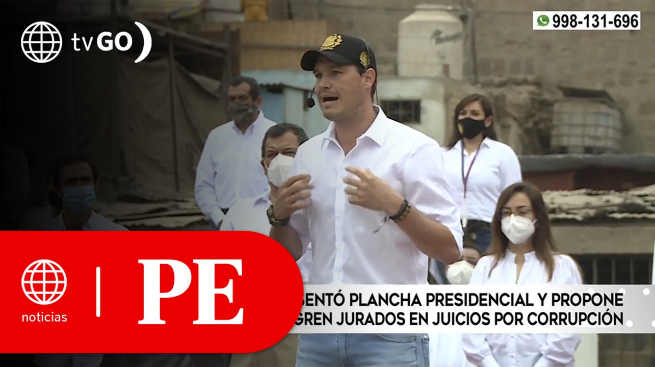 George Forsyth presentó plancha presidencial y algunas propuestas | Primera Edición
