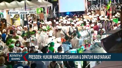 Presiden Jokowi: Hukum Harus Ditegakkan dan Dipatuhi Masyarakat