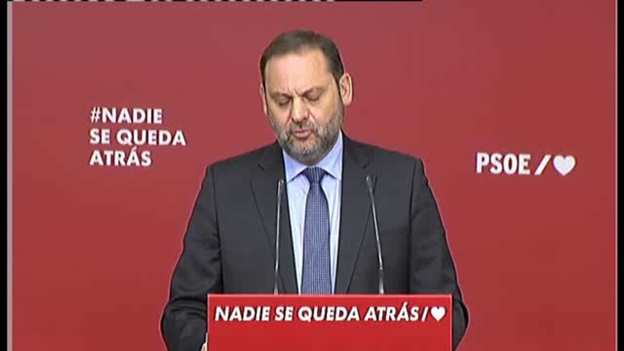 Ábalos culpa al PP de alentar "el odio y el fanatismo" de los ex militares