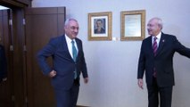 ANKARA - DSP Genel Başkanı Aksakal, Kılıçdaroğlu'nu ziyaret etti