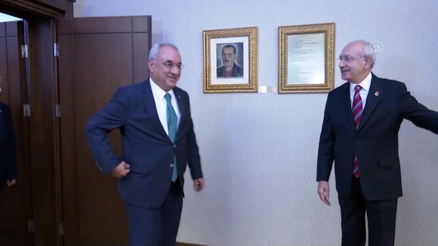 ANKARA - DSP Genel Başkanı Aksakal, Kılıçdaroğlu'nu ziyaret etti