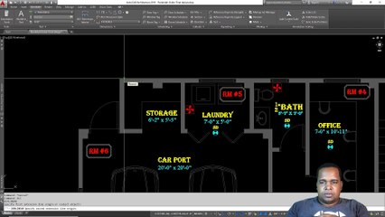 How dimension a floor plan in AutoCAD