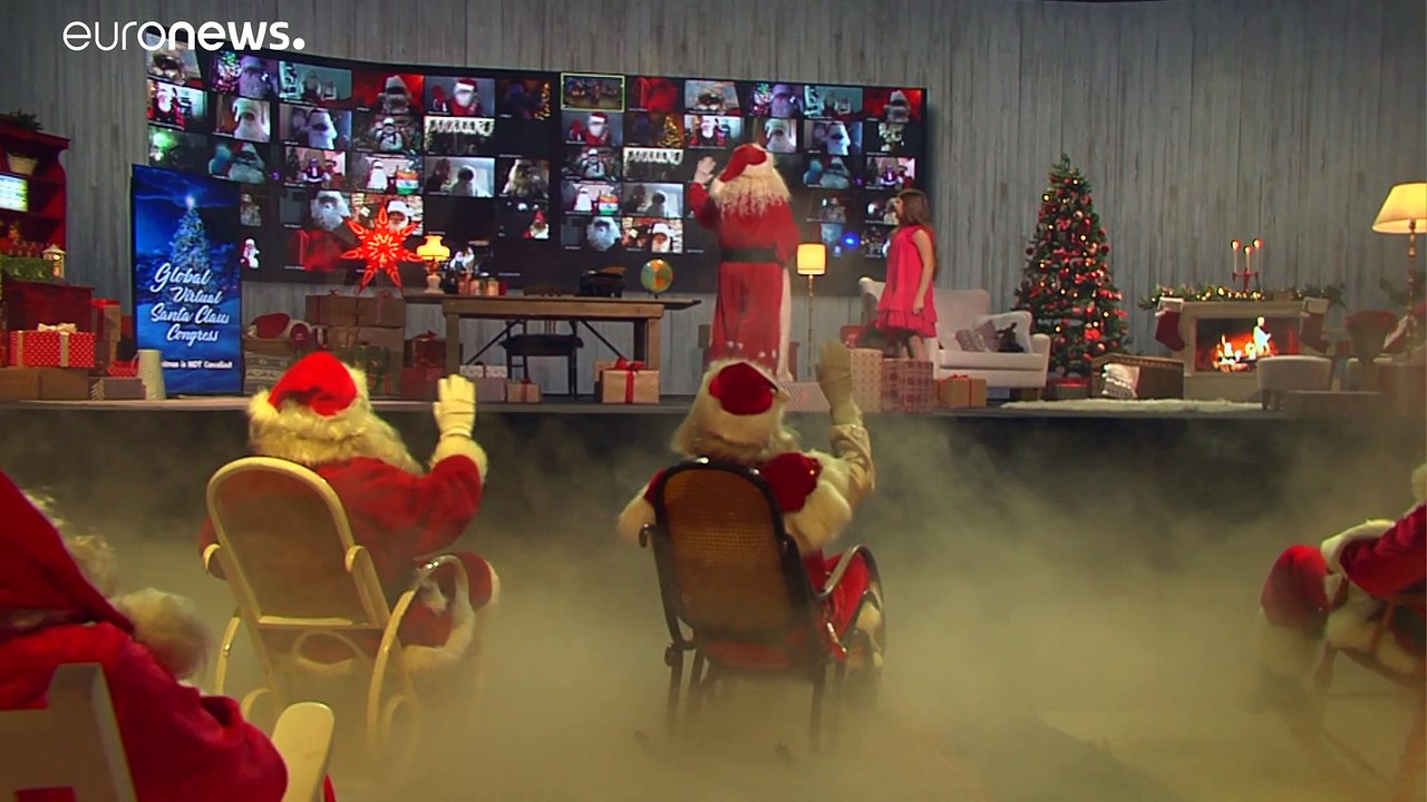 Bescherung digital: Weltkongress der Weihnachtsmänner per Zoom