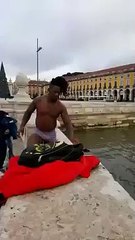 Sauvetage d'un homme de la noyade