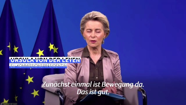 Von der Leyen begrüßt Bewegung in Gesprächen zu Brexit-Handelsabkommen