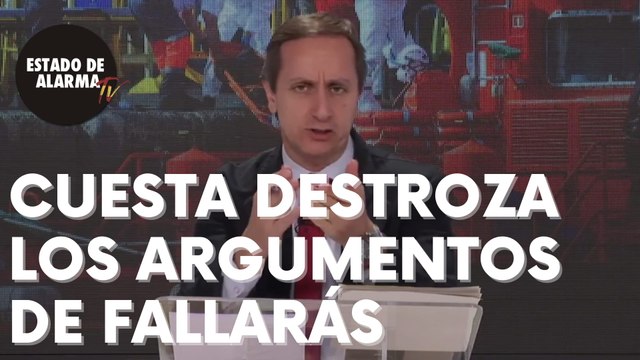 CUESTA DESTROZA a FALLARÁS por sus críticas a los MILITARES