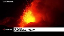Lava und Asche in der Luft: Neuer Ausbruch des Vulkans Ätna auf Sizilien