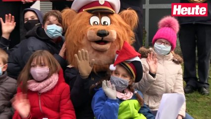 Polizei zaubert Kindern ein Lächeln ins Gesicht