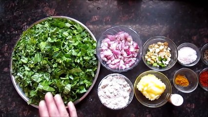 HOW TO MAKE SARSO KA SAAG TE BAJRE KI ROTI (GREEN SAAG WITH PEARL MILLET FLOUR CHPATI) | NirmalBhoj