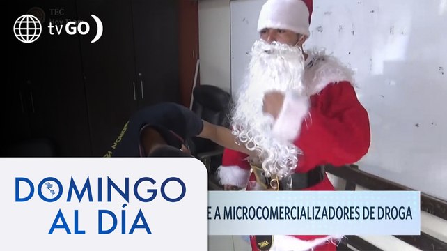 Agentes encubiertos y disfrazados de Papa Noel capturan a micro comercializadores | Domingo Al Día