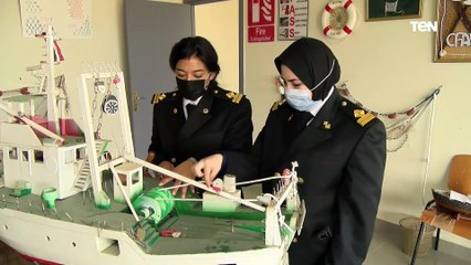 حصريا لـ قناة TeN.. لقاء مع أول مصرية تعمل كضابط مناوبة على سفن الصيد