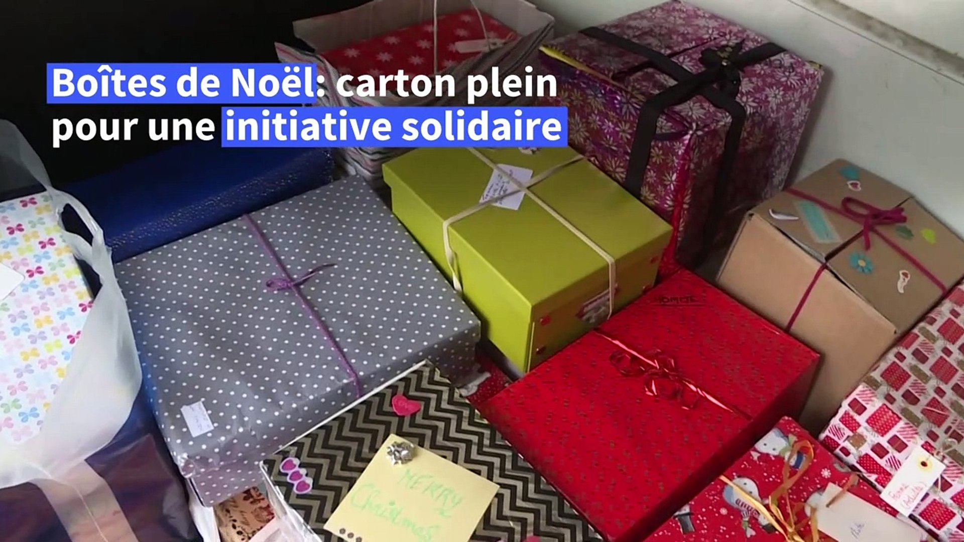 VIDÉO. Solidarité. Les boîtes de Noël à offrir aux plus démunis font un  carton