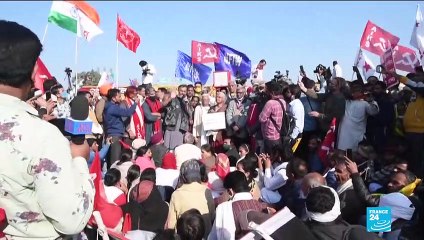 Protesting Indian farmers call for 2nd strike in a week