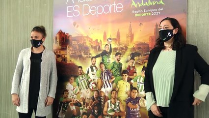 Andalucía recibe la bandera que la distingue como Región Europea del Deporte para 2021