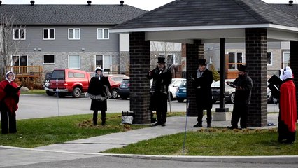 Le Choeur classique de La Prairie interprétant Ça, berger à la résidence Alizéa (Gracieuseté Marc-André Couillard)