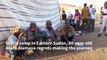 Elderly Ethiopian refugees in Sudan long for home