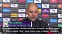 FOOTBALL: Premier League: Guardiola not getting dragged into predictions