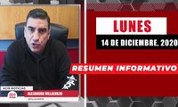 Resumen de noticias lunes 14 de diciembre  2020 / Panorama Informativo / 88.9 Noticias