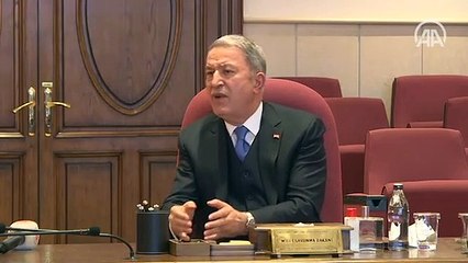 Milli Savunma Bakanı Akar: Orduyu 'satılmış' kelimesiyle yan yana koymak akla ziyan bir husus