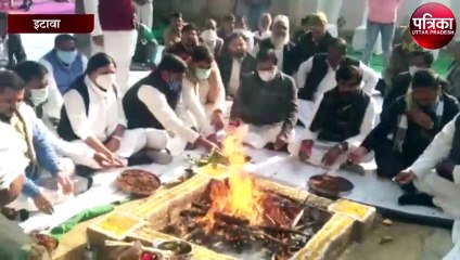 दिल्ली के एक शांतिपाठ में शामिल हुए प्रो.रामगोपाल यादव