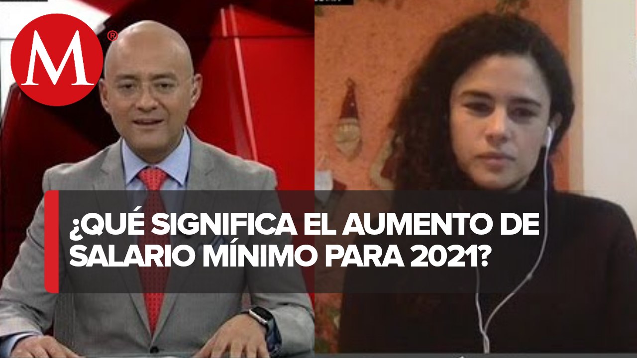 Entrevista, Luisa María Alcalde, secretaria del Trabajo. Defiende aumento de 15% al salario mínimo