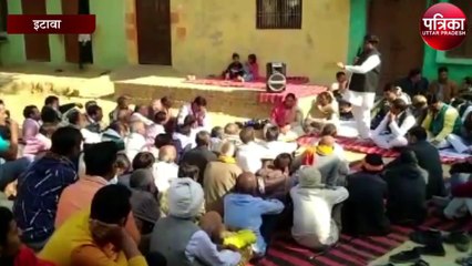 सपा प्रमुख अखिलेश यादव का संदेश गांव-गांव दे रहे सपाई