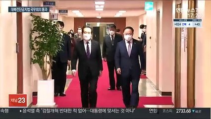 대북전단금지법 국무회의 통과…"오해 없도록 소통"