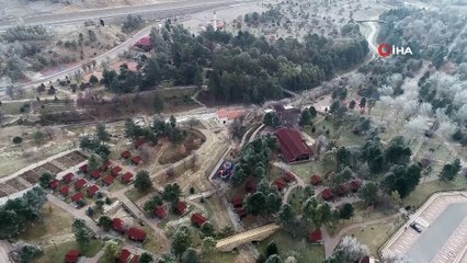 Sivas'ta masalsı kış güzelliği