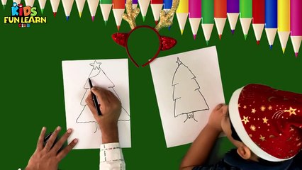 How to draw the Christmas Tree easy!