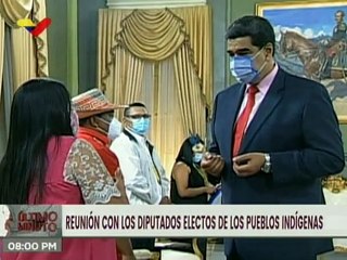 Pdte. Maduro insta a diputados indígenas electos a gestar una gran fuerza originaria internacional