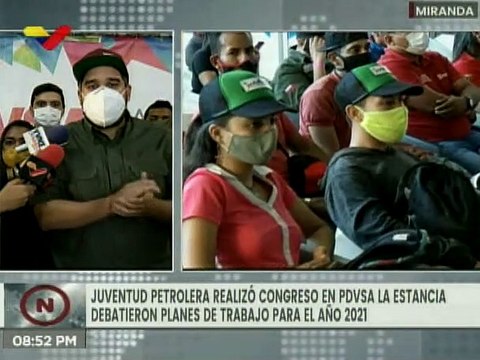 Nicolás Maduro Guerra: La juventud petrolera se pliega a los lineamientos de producción para el 2021