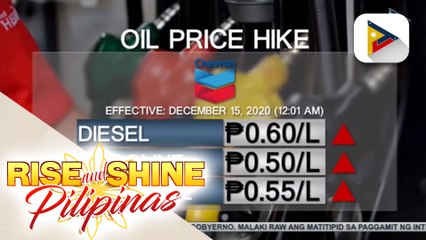 Oil price hike, epektibo na ngayong araw
