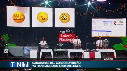 Ganadores del Gordo Navideño ya han cambiado ¢560 millones