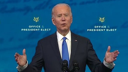 Biden dice que Trump "se ha negado a respetar la voluntad popular"