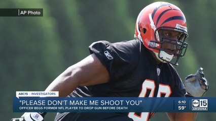 Video shows Phoenix police shoot and kill former NFL player who was holding a BB gun