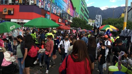 Así aprovechan los delincuentes los tumultos en San Victorino para robar