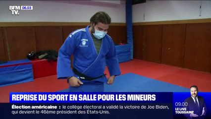 Les mineurs peuvent reprendre le sport en salle ce mardi mais sous condition