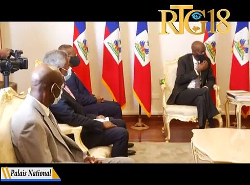 Prezidan Jovenel Moïse resevwa lèt kreyans 2 nouvo anbasadè, Repiblik Dominikèn ak Grand Bretay