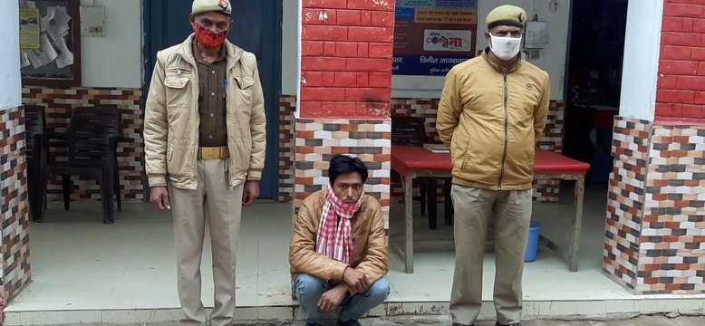 शामली: कांधला पुलिस ने खनन तस्कर को किया गिरफ्तार भेजा जेल