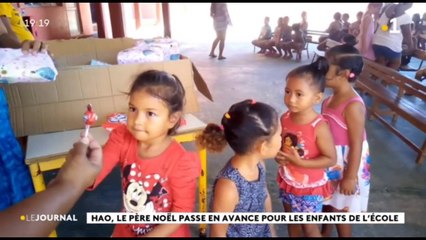 Le père Noël est déjà passé à Hao