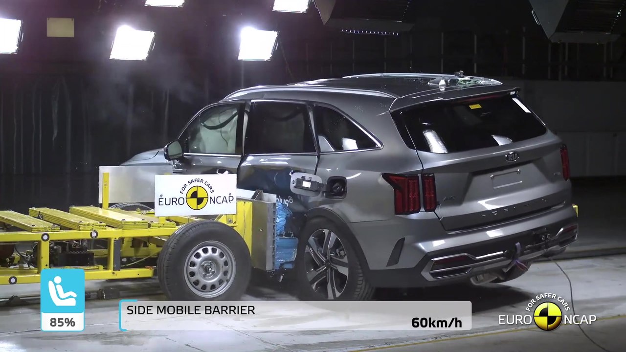 Neuer Kia Sorento erzielt 5 Sterne im Euro NCAP