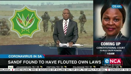 SANDF found to have flouted own laws