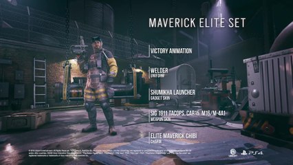 Rainbow Six Siege - Maverick Elite Set - New on the Six